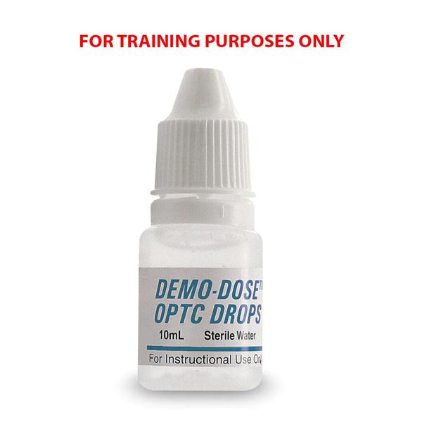 Demo Dose Instructional Use Only Eye Drops Simulate Ea