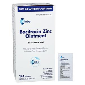 Bacitracin Zinc Ointment 500u/gm Foil Pack 144/Package