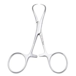 Backhaus Towel Clamp 3.5 in Stainless Steel Ea