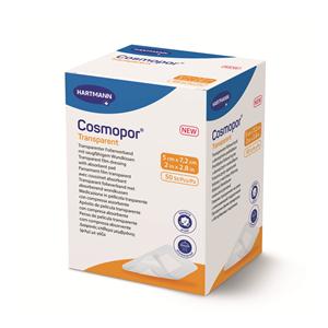 Cosmopor Polyurethane Film Transparent Dressing 2x2.8" Strl Rect SlfAdhs Trans