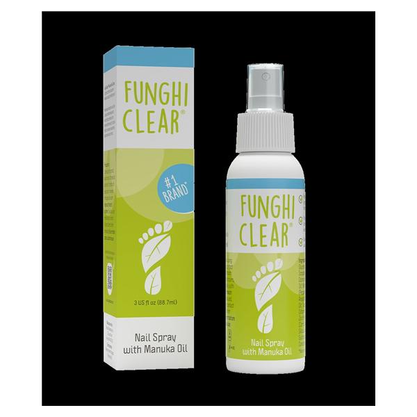 FunghiClear Nail Care Spray For Foot/With Manuka Oil 3oz Ea