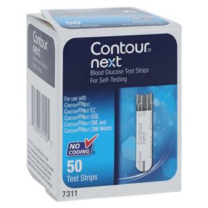 Contour Next Blood Glucose Test Strip CLIA Waived 50x24 Count 50/...