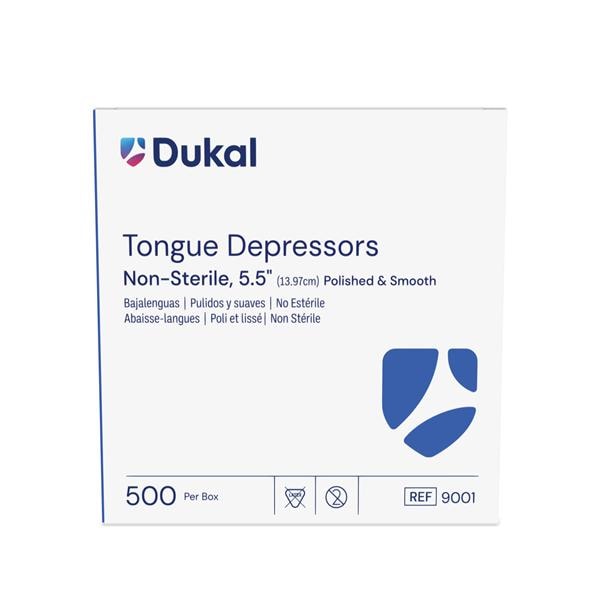 Tongue Depressor 5.5 in Wood Non Sterile Junior 5000/CA