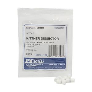 Cotton Kittner Dissector Sponge 1/4x9/16" Sterile X-Ray Detectable LF