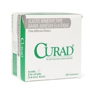 Curad Elastic Bandage Cotton 3"x5yd White 48/Ca