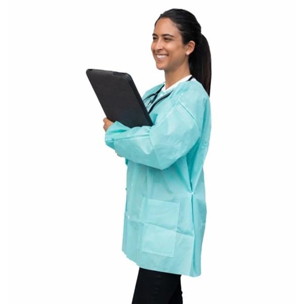 FitMe PPE Lab Jacket Large Teal / Green 50/Ca