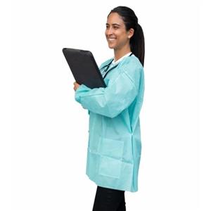 FitMe PPE Lab Jacket 2X Large Teal / Green 50/Ca
