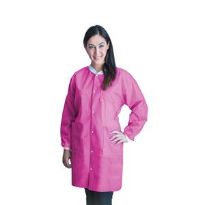 FitMe PPE Lab Coat X Large Raspberry 50/Ca