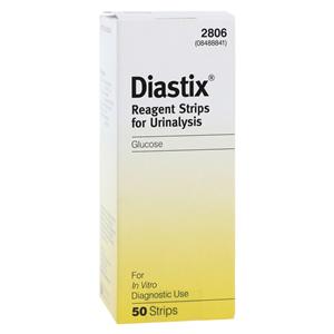 Diastix Glucose Urinalysis Test Strip 50/Bottle, 24 BT/CA