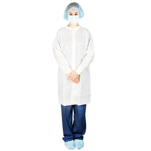 Dukal PPE Lab Coat SMS 2X Large White 50/Ca