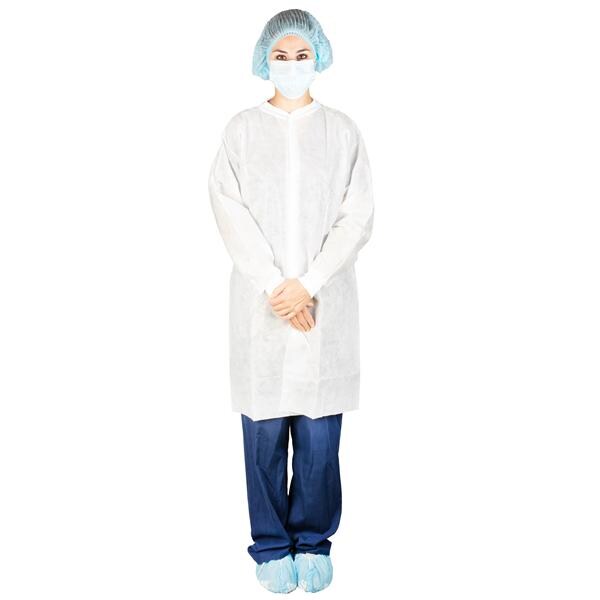 Dukal PPE Lab Coat SMS 2X Large White 50/Ca