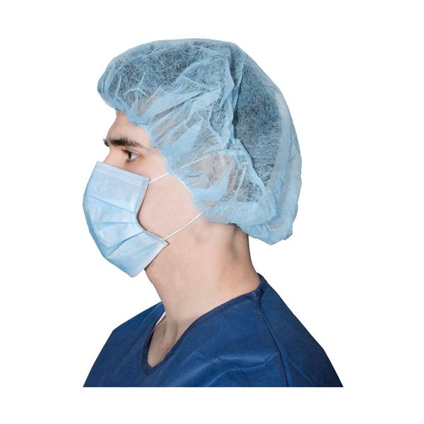 Bouffant Cap 21" Blue 500/Ca