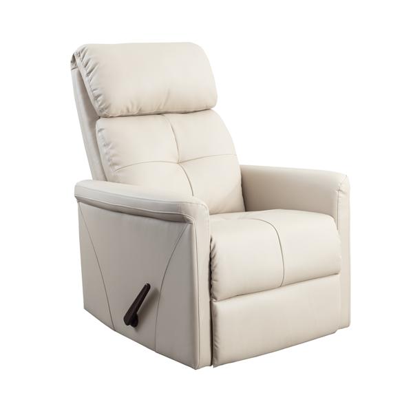 Hamilton Collection Rocking Recliner Antimicrobial Vinyl 330 Cap Man Bge Ea