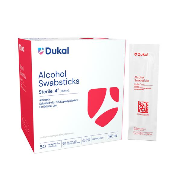 Alcohol Swabstick 70% Isopropyl Alcohol 1's 4