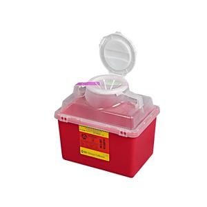 Sharps Container Container 14qt Red 8-8/10x12-8/10x11-1/2" Plastic 20/Ca