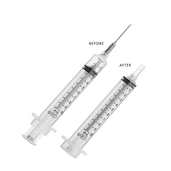 VanishPoint Hypodermic Needle/Syringe 22gx1" 10cc Safety Low Dead Space 600/Ca
