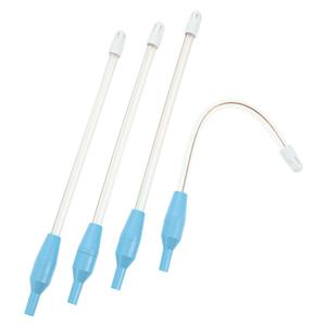 Safe-Flo Saliva Ejector Clear Tube / White Tip Unscented 100/Bg