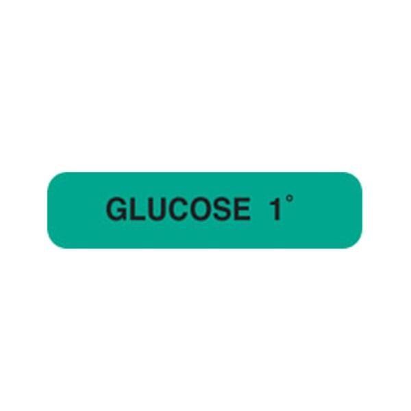 Glucose Tolerance Testing Labels Green 1.625x0.375" 1000/Pk