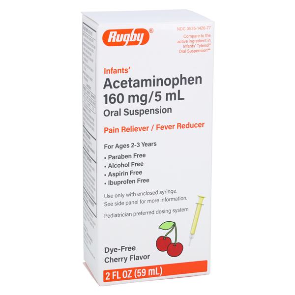 Acetaminophen Oral Suspension 160mg/5mL 2oz Bottle 2oz/Bottle