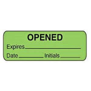 Permanent Label Fluorescent Green Paper 1000/Rl
