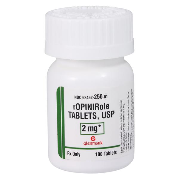 Ropinirole HCl Tablets 2mg Bottle Each
