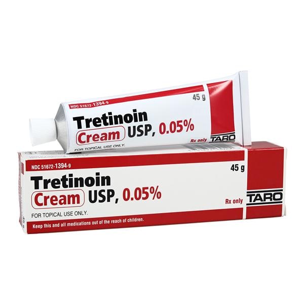 Tretinoin Topical Cream 0.05% Tube 45gm Each
