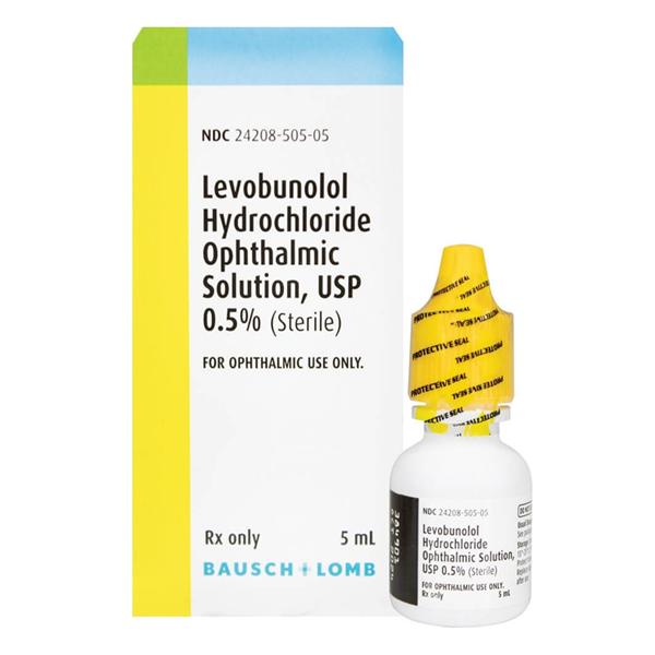 Levobunolol HCl Ophthalmic Solution Bottle 5mL Each