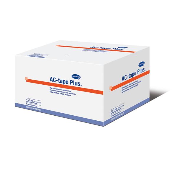 AC-Tape Plus Athletic Tape Cotton/Elastic 4"x5yd Tan Non-Sterile 6/Bx