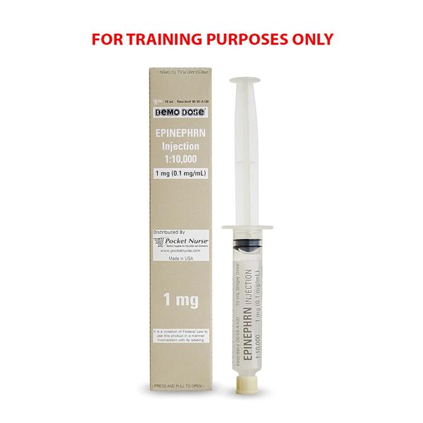 Demo Dose Epinephrine Simulated Medication Ea