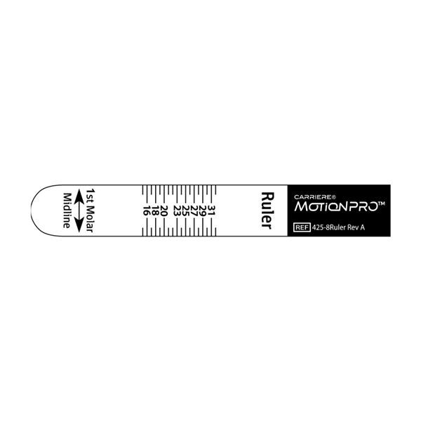 Carriere Motion Pro Rulers Arch Measurement Guide Universal Straight 10/PK