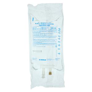 IV Solution Solution Dextrose 5%/Sodium Chloride 0.45% 500mL Bag 24/Ca