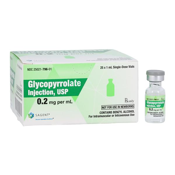 Glycopyrrolate Injection 0.2mg/mL SDV 1mL