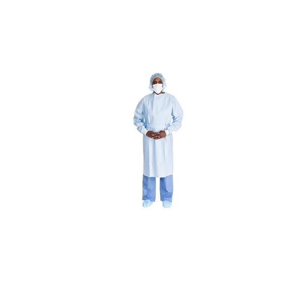 Chemo360 Chemotherapy Gown Not Rated SMS Polypropylene Large Blue 100/Ca