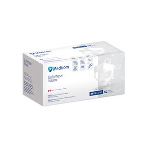 SafeMask Vision Mask ASTM Level 3 White 50/Bx, 10 BX/CA