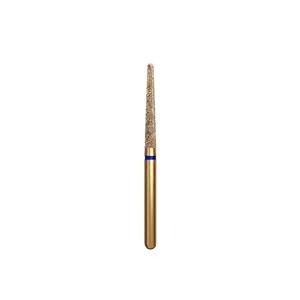 Alpen Diamond Bur Friction Grip Medium Long Round End Taper 856L-018M 5/Pk