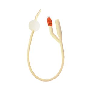 TruCath 2-Way Foley Catheter Coude Tip Silicone Elastomer Coated Latex 16Fr 10mL