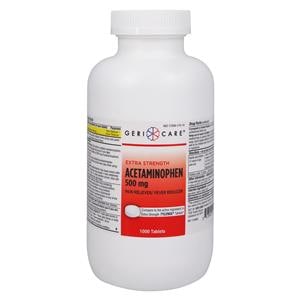 Acetaminophen Tablets 500mg Bottle 1000/Bt