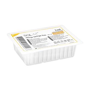 Allergy Syringe Tray 26gx3/8" 1mL Non-Safety Low Dead Space 1000/Ca