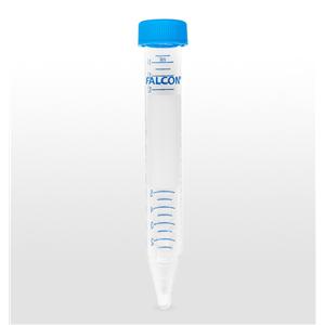 Falcon Centrifuge Tube Polystyrene 15mL Sterile 50/Bg, 10 BG/CA