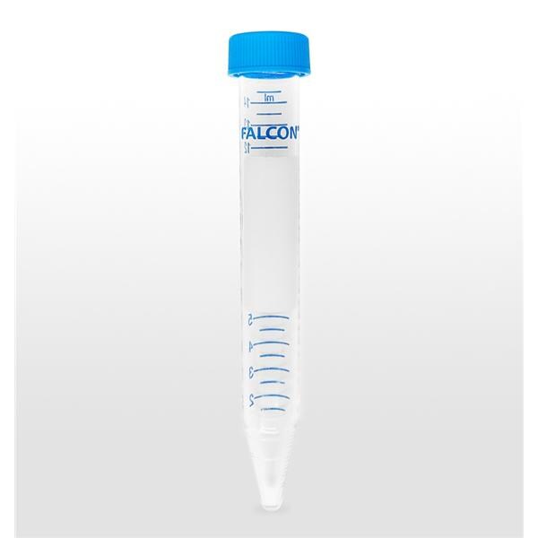 Falcon Centrifuge Tube Polystyrene 15mL Sterile 50/Bg, 10 BG/CA