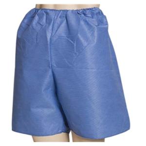 Exam Shorts Blue X-Large Disposable 100/CA