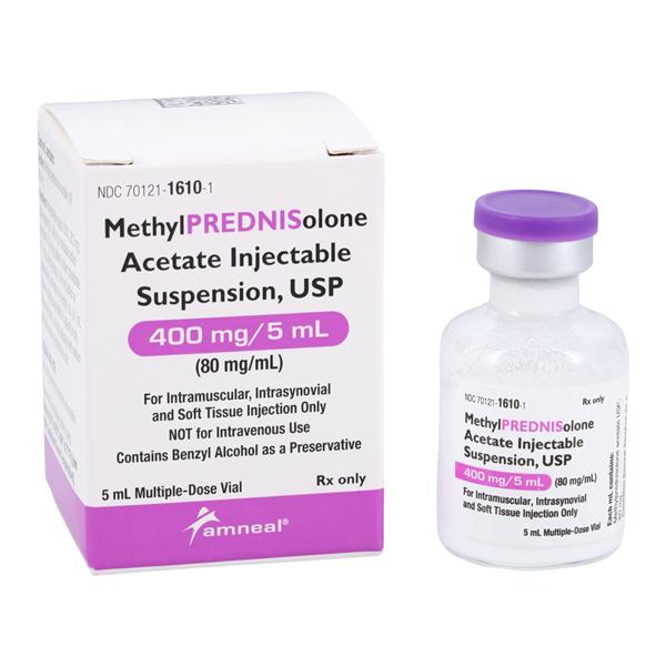 Methylprednisolone Acetate Injection 80mg/mL MDV 5mL Each