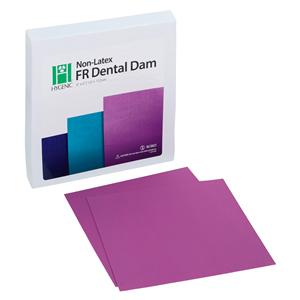 Hygenic LF Dental Dam 6 in x 6 in Med Ga Prpl 30/Pk