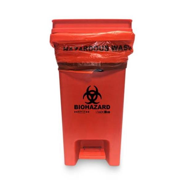 Biohazard Bin 8 Gallon Ea