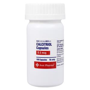 Calcitriol Capsules 0.5mcg Bottle Each