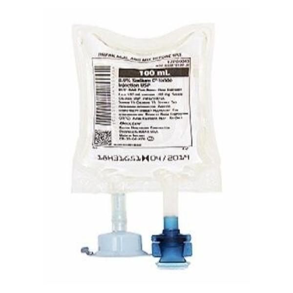 Injection Solution 0.9% Sodium Chloride 100mL Bag 30/Ca