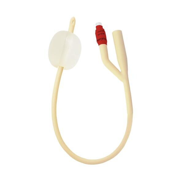TruCath 2-Way Foley Catheter Silicone Elastomer Coated Latex 18Fr 5mL