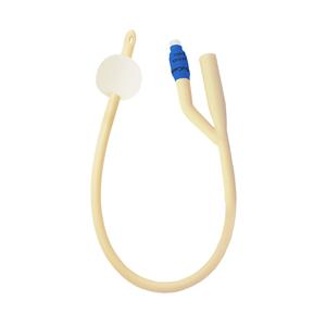 TruCath 2-Way Foley Catheter Silicone Elastomer Coated Latex 24Fr...