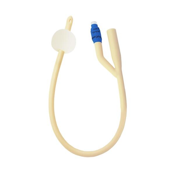 TruCath 2-Way Foley Catheter Silicone Elastomer Coated Latex 24Fr...