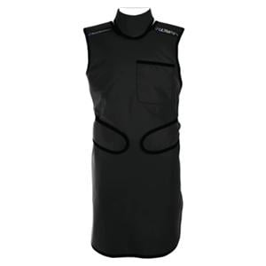 Ready to Go UltraFlex X-Ray Apron Black Ltwght LF 40x25 .5 Frnt Prtctn w/ Clr Ea